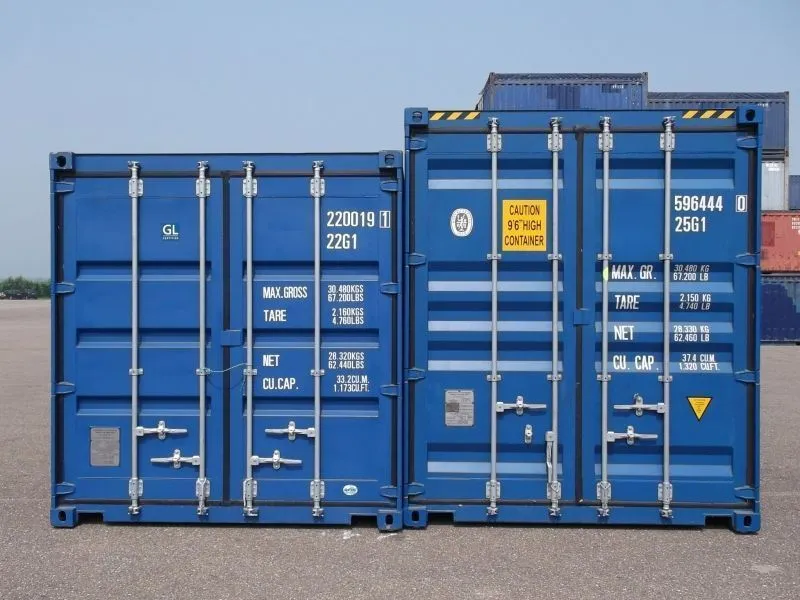 containers maritimes DRY et High-Cube