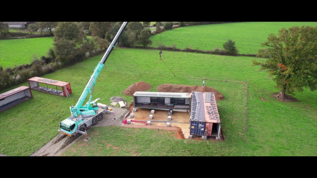 ossature de maison en container ile-de-france, seine-et-marne