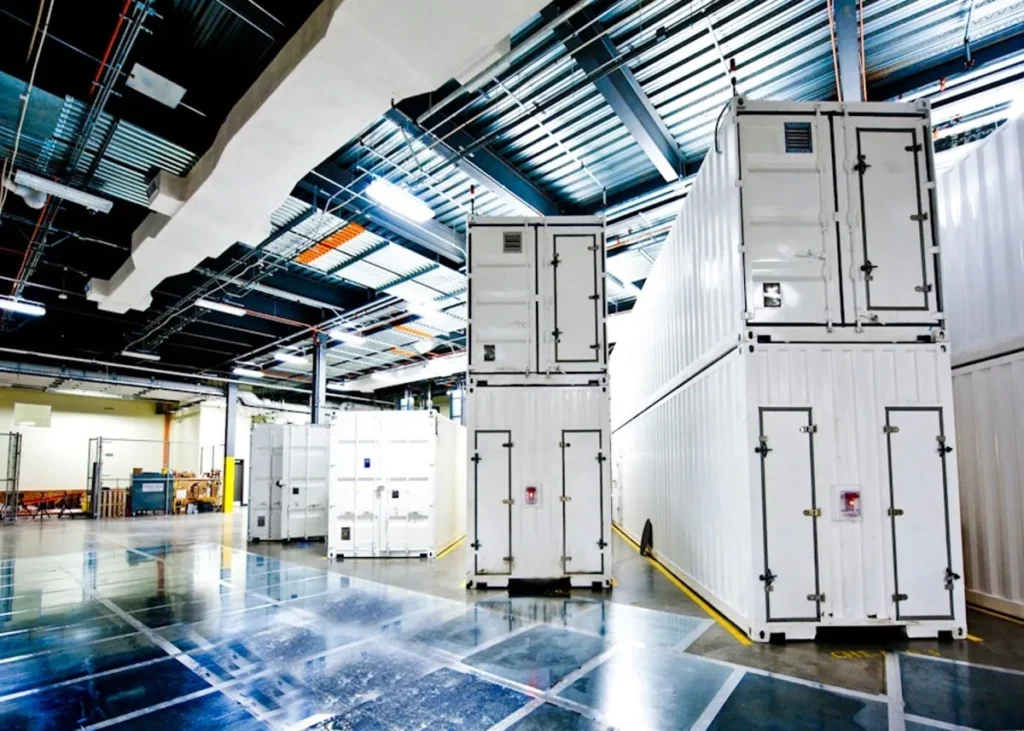 Illustration container data center