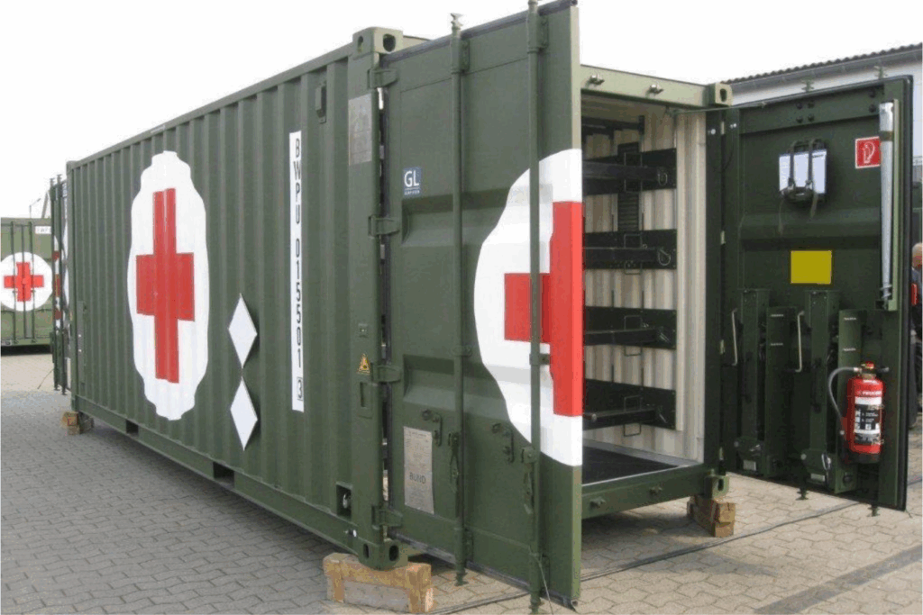 container militaire