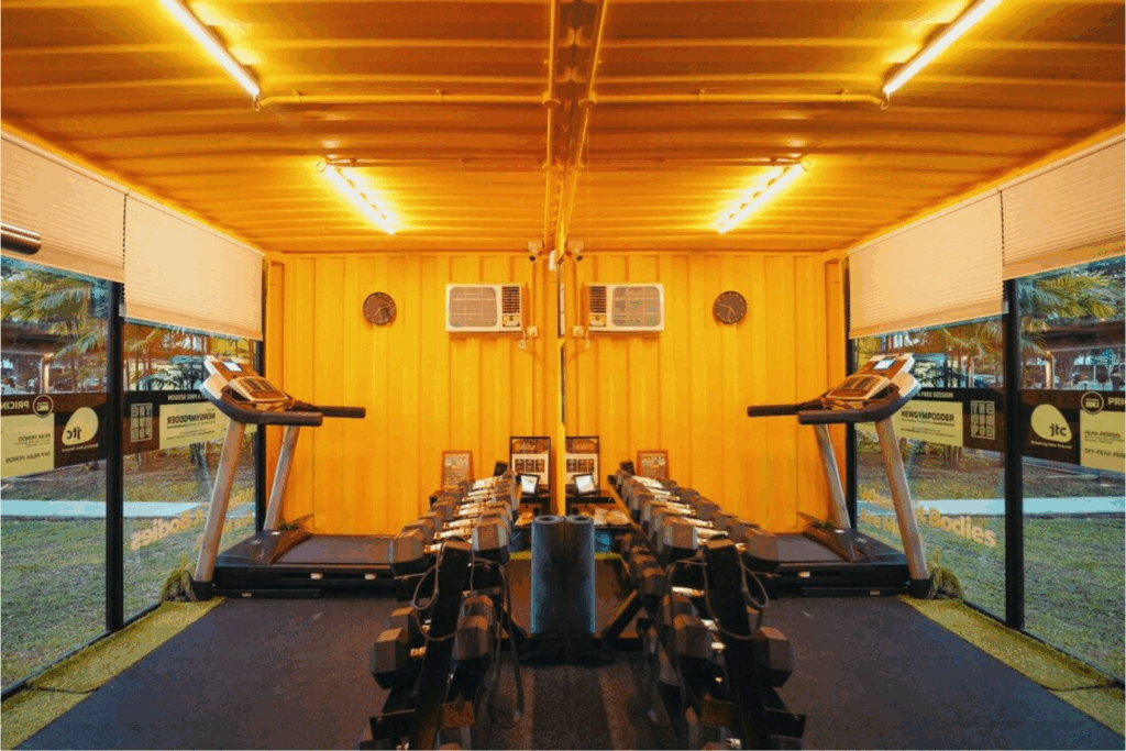 Container salle de sport