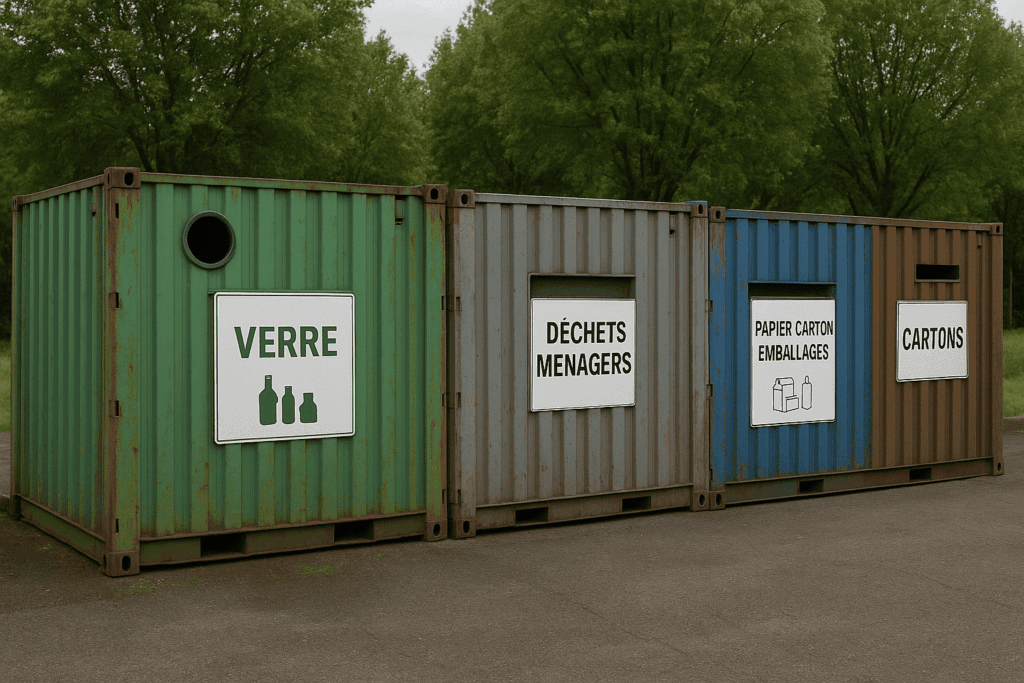 Containers pour la gestion des dechets