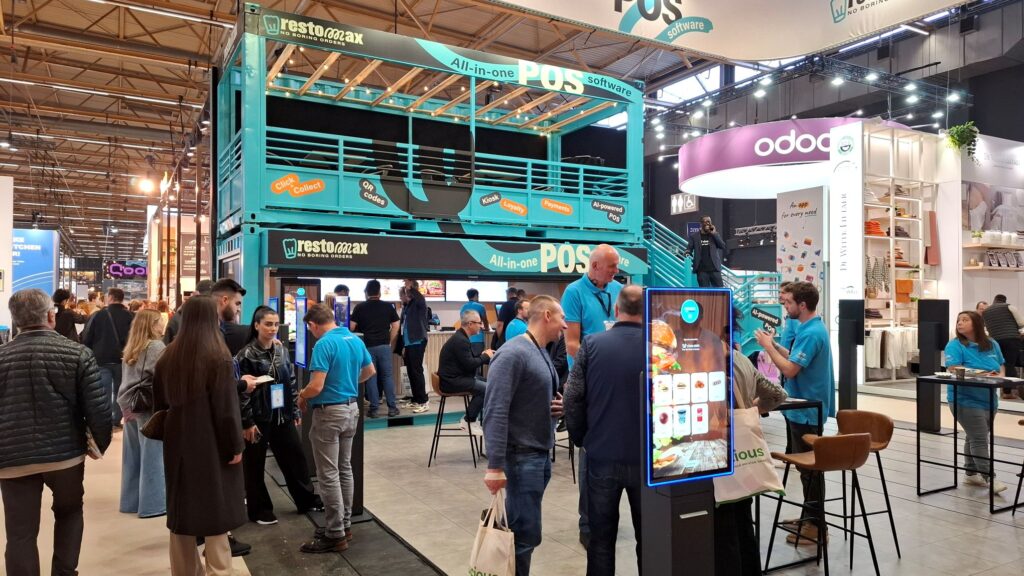 containers stand pour salon avec rooftop Restomax